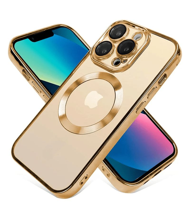 هيكل رفيع جدًا مطلي كهربائيًا مغناطيسيًا لهاتف iPhone 15 Plus، باللون الأزرق الفاتح، متوافق مع الشحن اللاسلكي Magsafe، غطاء واقٍ مقاوم للصدمات - Image 5