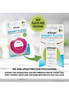 drTung's Smart Floss Natural Floss Ptfe & Pfas Free Floss Gentle On Gums Expands & Stretches Bpa Free Floss Natural Dental Floss Cardamom Flavor (Pack Of 4)  - Image 2