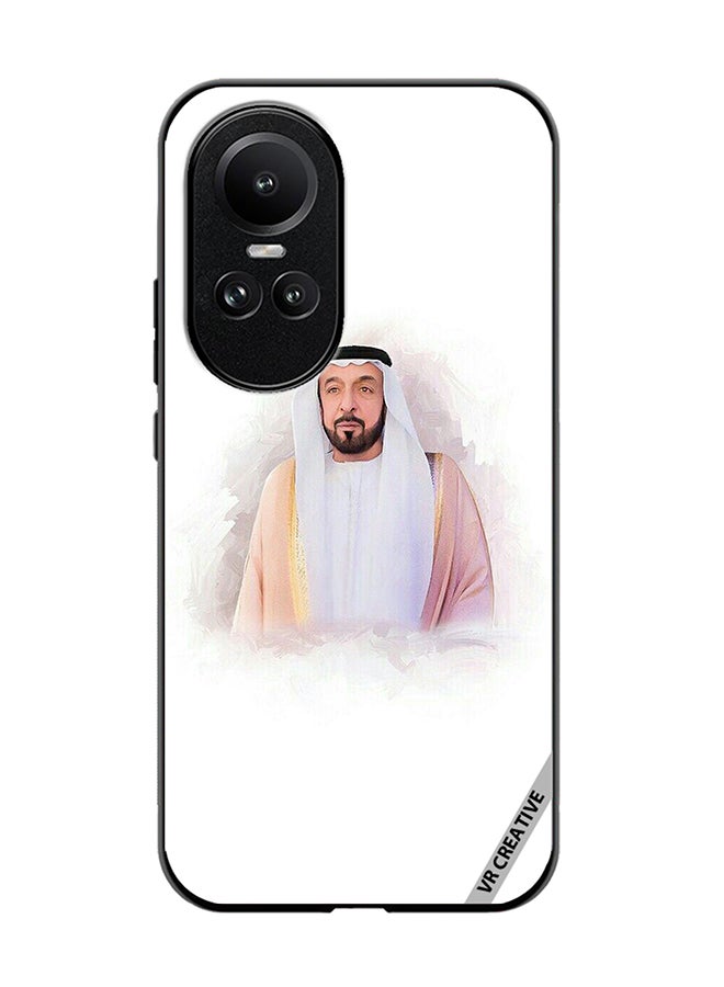VR CREATIVE Protective Case Cover For Oppo Reno 10 Pro Sheikh Khalifa Bin Zayed Bin Sultan Al Nahyan Design Multicolour - Image 1