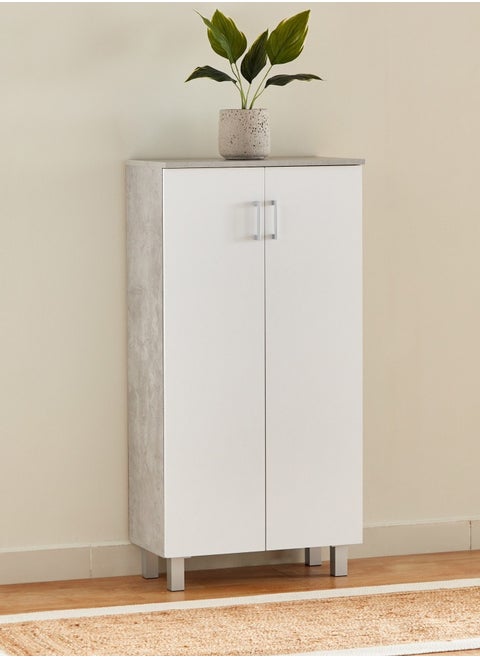 Patara Tall 18-Pair Multipurpose Shoe Rack With 2 Doors 33 x 120 x 60 cm