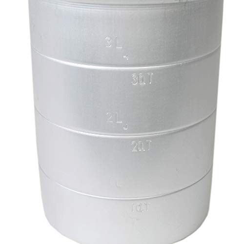 Thunder Group Liquid Measure, 4 Quart, Silver - Image 3