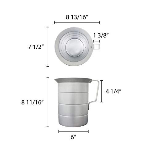 Thunder Group Liquid Measure, 4 Quart, Silver - Image 2