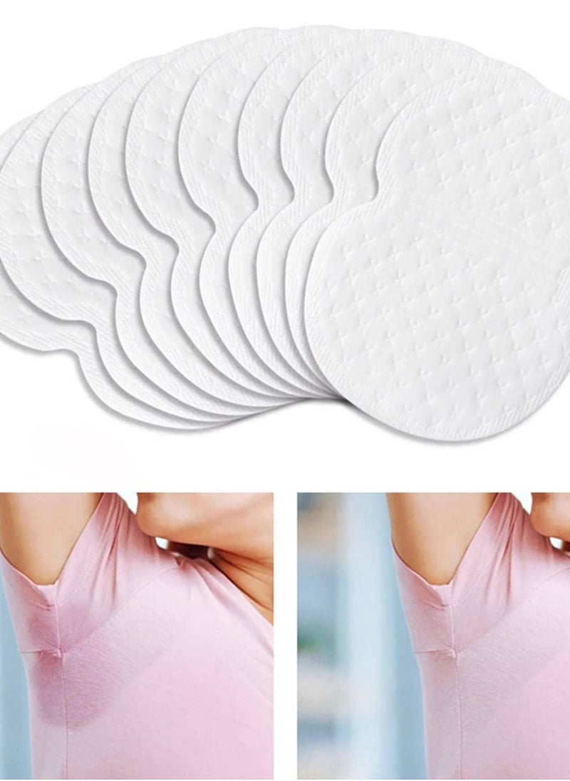 Generic - 20 Pcs Sweat Pads Underarm Armpit Sweat Block for Sweating Women and Men Premium Sweat Shield Fight Hyperhidrosis Comfortable Unflavored Disposable Underarm Pads Non Visible Dress Guards - Image 1