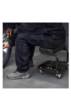 Arabest Roller Seats, Rolling Creeper, Padded Rolling Workshop Stool with Tool Tray Storage, Mechanic Stool,Auto Repair Bench, Suitable for Garage, Shop  - Image 2