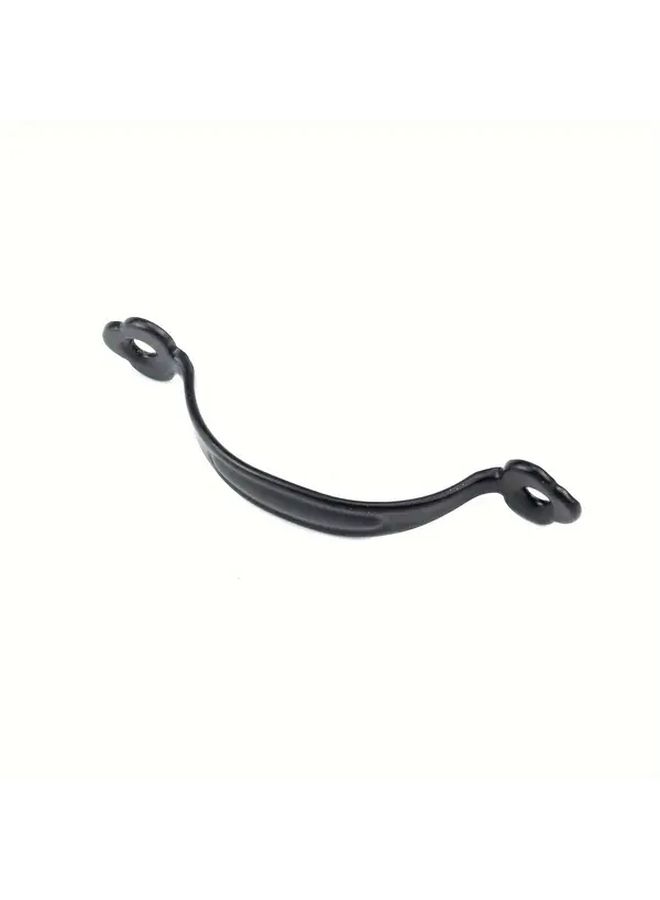 Black Zinc Alloy Cabinet Handles 10pcs Sliding Door Pulls For Gates Drawers Cabinets - Image 5