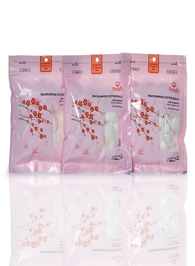 Petals Cotton Ball Multipurpose (Pack Of 4) - Image 5