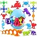 Auvitaya 30 PCS Suction Cup Toys Baby Bath Tub Toy with Eggshell Silicone Shower Toys for Age 48 Suction Cup for 3 4 5 6 7 Year Old Kids Toddlers Boys Girls Gifts Christmas Stuffers - Image 2