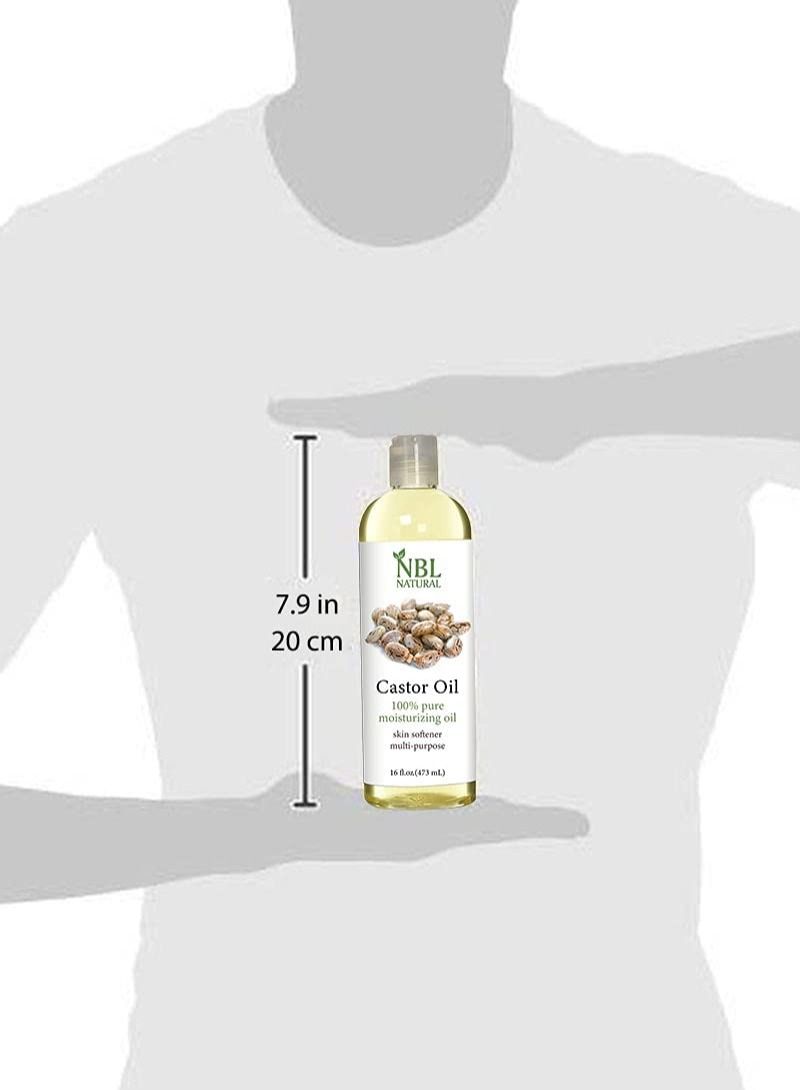 NBL Natural Castor Oil for Skin, Hair, Eyelashes & Eyebrows pack of 2 - Image 5