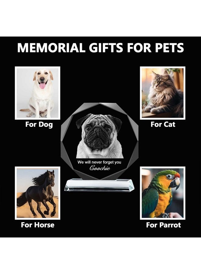 إطار صورة من الكريستال للكلاب، هدايا تذكارية للكلاب في حالة فقدان كلب، هدايا تذكارية للقطط والكلاب، صور كريستالية مخصصة لهدايا فقدان الحيوانات الأليفة، هدايا تعاطف للكلاب المتوفية، هدايا الحزن - Image 4