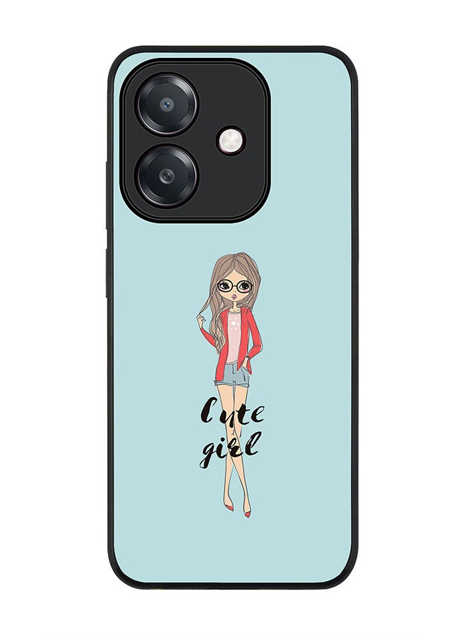 Stylizedd For Oppo A5i Case,Slim fit Camera Protection, Shockproof Thin Phone cover  - Dreamer Cute Girl