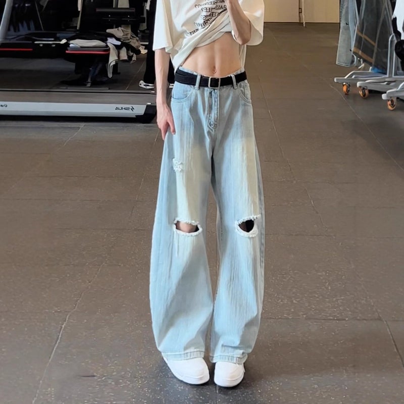 Unisex Casual Daily Denim Jeans - Image 3