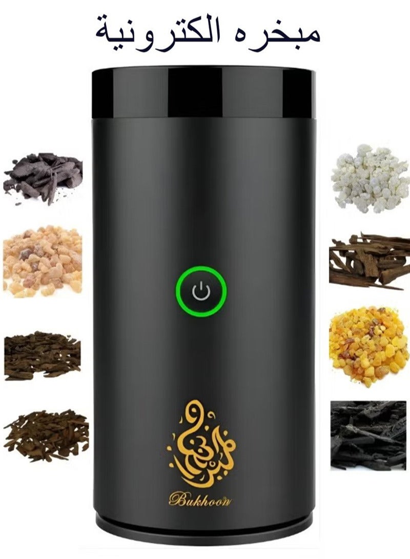 بخور مبخرة عربية كبيرة السعة تعمل بالكهرباء لتبخير البخور، آلة عطر مابخرة للسيارة والمنزل وهدية رمضان - Image 1