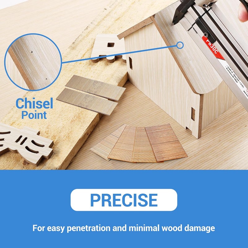 Meite 23 Gauge Pin Nails, 1-3/16-Inch Micro Headless Piner Nails - Galvanized 23GA Pins Nails for Nail Gun, Ideal for Fine Woodworking and Trim Work (5 Boxes) - Image 4