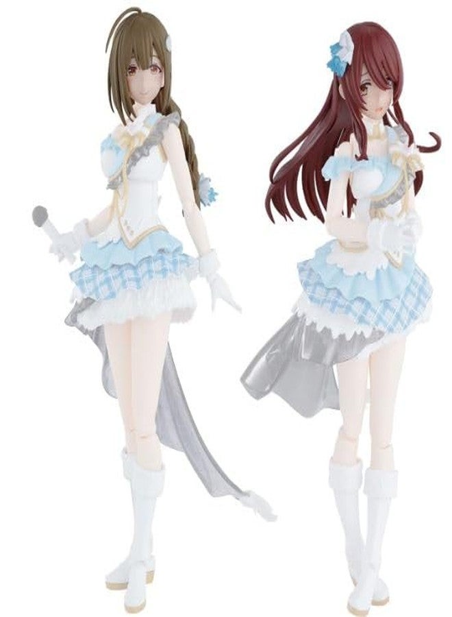 BANDAI SPIRITS Bandai Hobby - The Idolm@Ster - Option Hair Style & Face Parts Set (Tenka Osaki/Chiyuki Kuwayama) 30 MS Model Kit - Image 1
