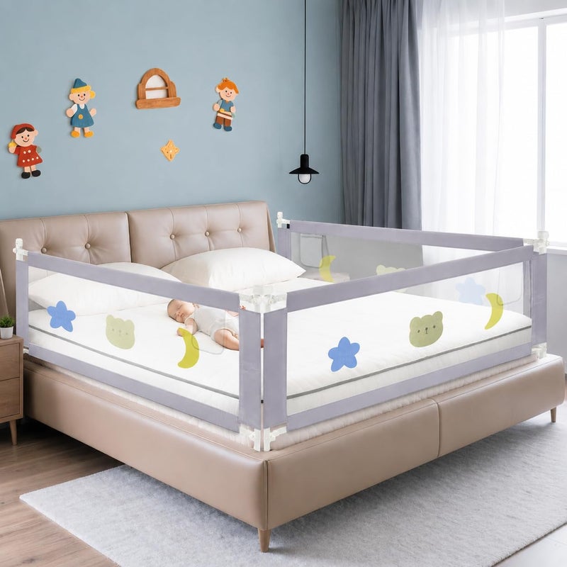 UREVO 2m Bed Rail for Toddlers - Adjustable Safety Guardrail for Infants - Image 4