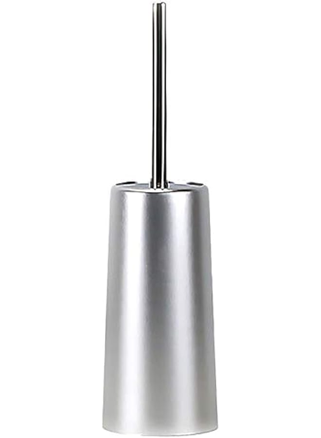 promass Iamagie Toilet Brush and Holder Set Dense Nylon Bristles Sturdy Stainless Steel Long Handle Deep Cleaning Scrubbing, Slim Compact for Bathroom Storage - Ergonomic, Elegant, Rustproof, Durable - Image 1