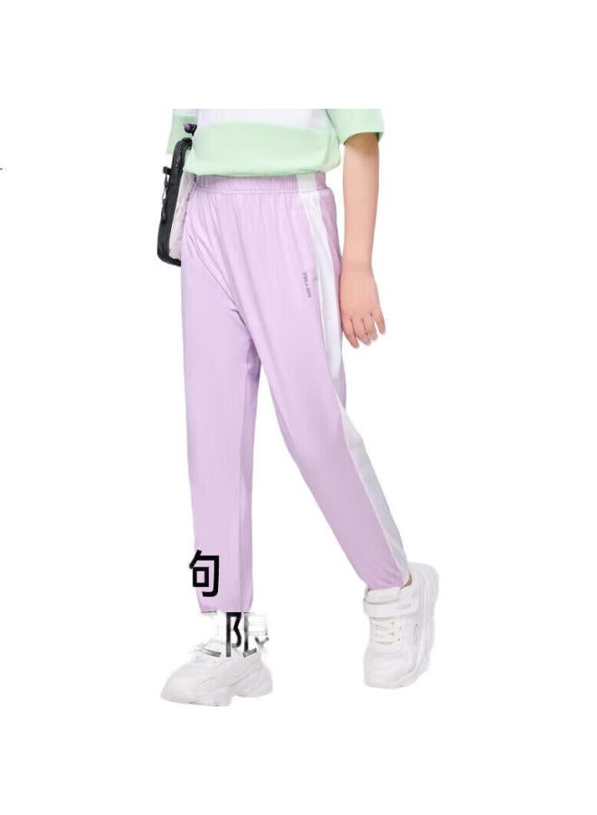 Pelliot Outdoor Quick-Drying Pants For Men, Women, And Children Spring Summer Cool Feeling Sunscreen Sports Casual Trousers 13321435 Gray 160 - Image 3