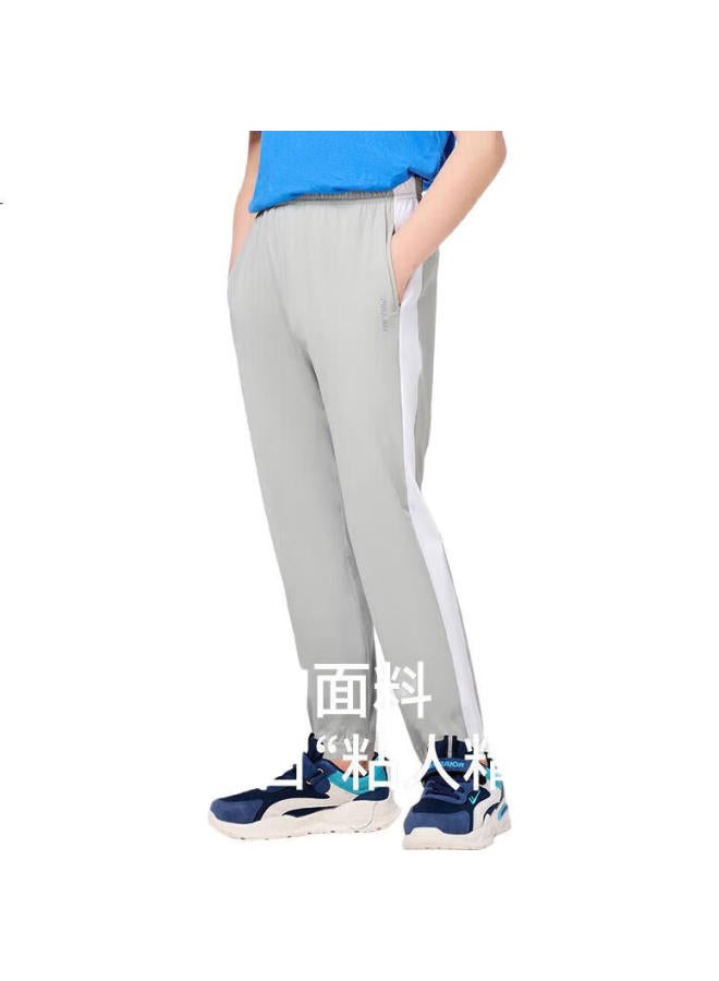 Pelliot Outdoor Quick-Drying Pants For Men, Women, And Children Spring Summer Cool Feeling Sunscreen Sports Casual Trousers 13321435 Gray 160 - Image 2