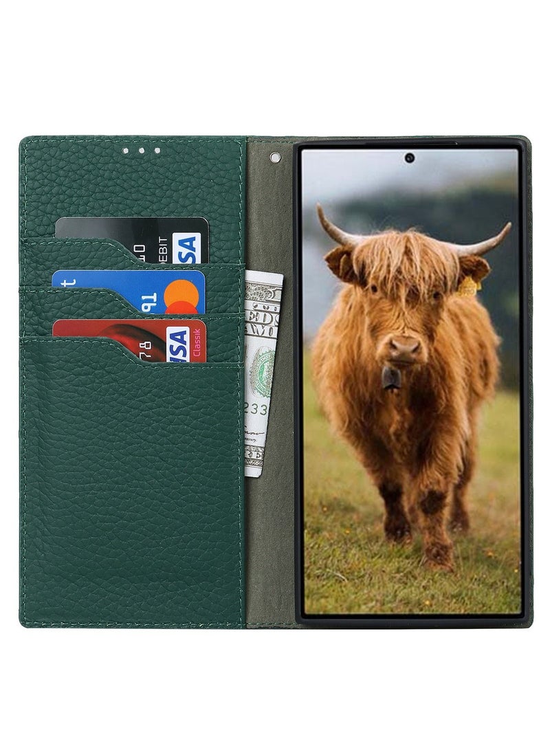 Suteni Flip Cover Card Slots Leather Phone Case for Samsung - Image 3