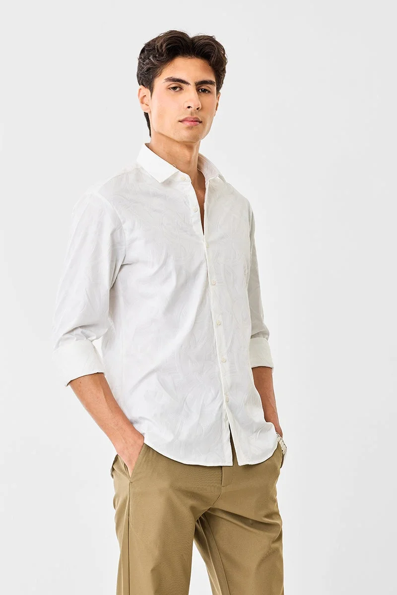 سنيتش Jacquard Slim Fit Shirt