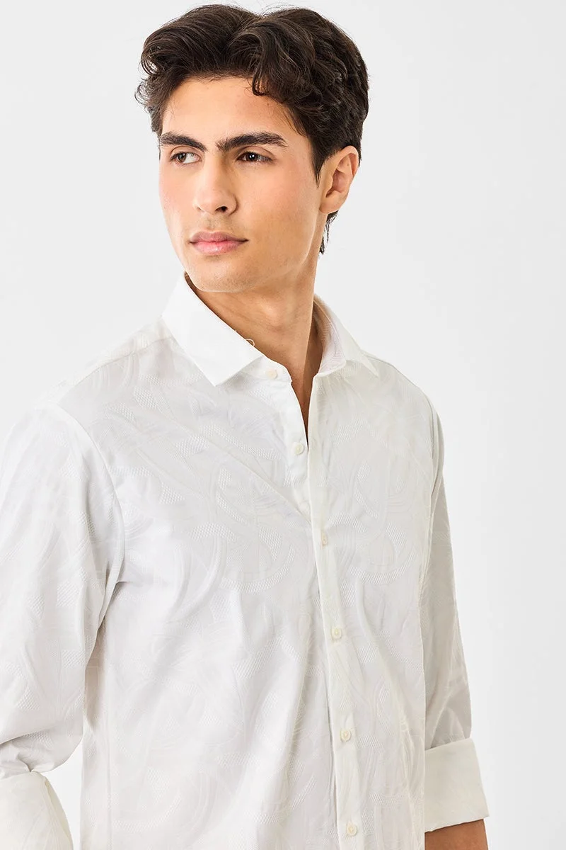 سنيتش Jacquard Slim Fit Shirt