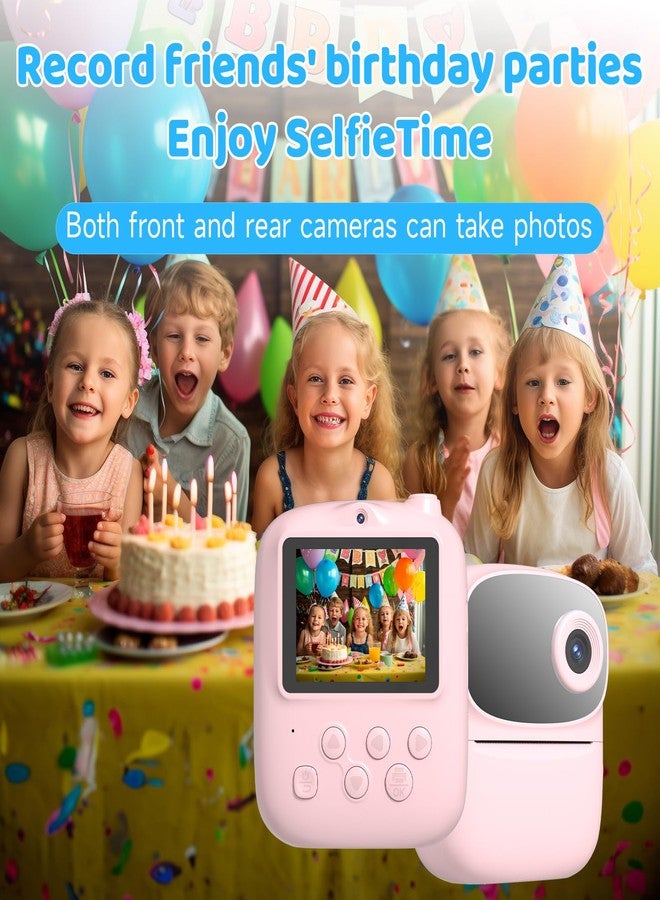 DIGITHINK Kids Instant Print Camera 2025, 32GB Memory, Dual Lens with 2.4-Inch Screen and 1080p HD, Nice Gift for Boys and Girls Ages 4-13, Ideal for Toddlers and Teenagers - Image 4