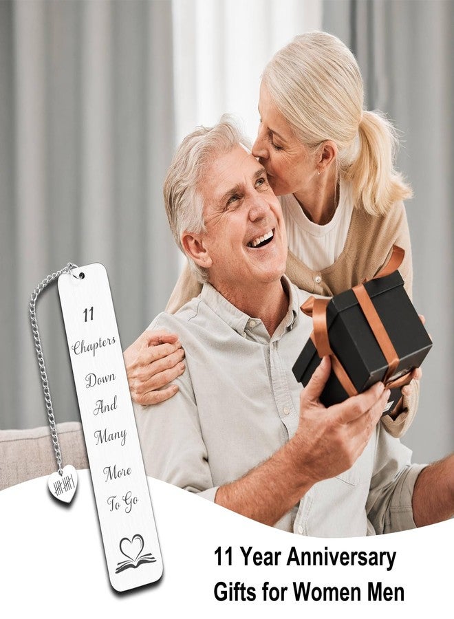 FOOZDEEVAAQ 11 Years Anniversay Steel Gifts for Her Him Steel Gifts for 11th Anniversary 11 Years Wedding Anniversa-ry Day Gift for Husband Wife Men Women White Elephant Gift for Adults Christmas Valentine - Image 3