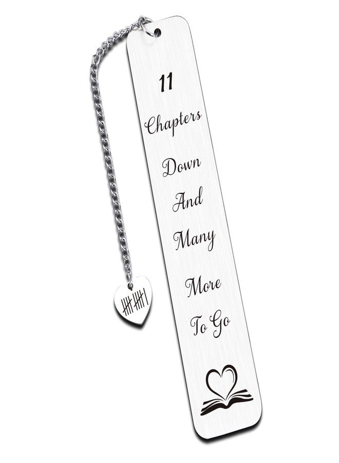 FOOZDEEVAAQ 11 Years Anniversay Steel Gifts for Her Him Steel Gifts for 11th Anniversary 11 Years Wedding Anniversa-ry Day Gift for Husband Wife Men Women White Elephant Gift for Adults Christmas Valentine - Image 1