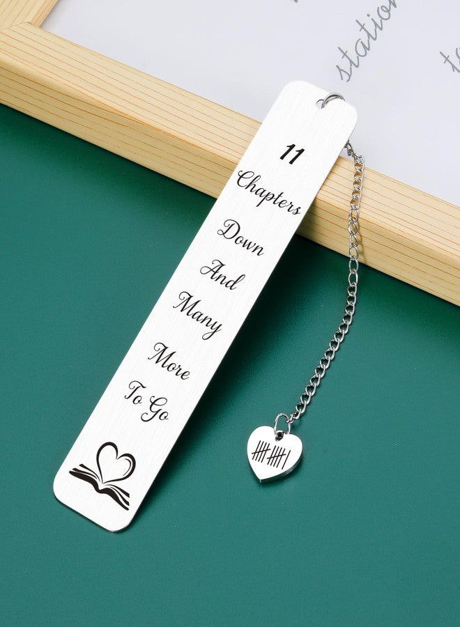 FOOZDEEVAAQ 11 Years Anniversay Steel Gifts for Her Him Steel Gifts for 11th Anniversary 11 Years Wedding Anniversa-ry Day Gift for Husband Wife Men Women White Elephant Gift for Adults Christmas Valentine - Image 4