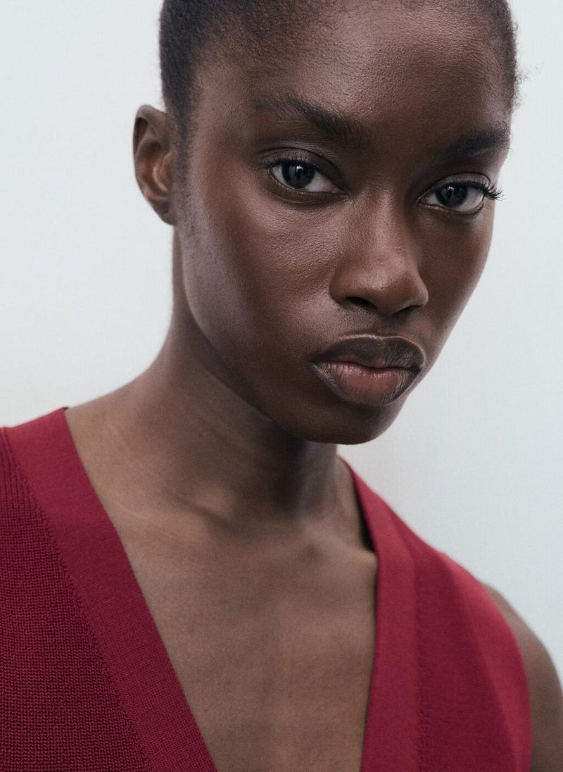 MANGO Fine-knit gilet - Image 3