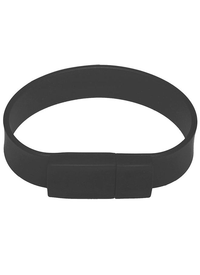 BURAQ 2GB Silicon Bracelets USB 2.0 Flash Disk(Black)  - Image 2