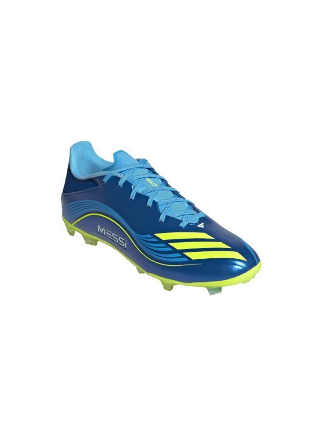Adidas أحذية كرة القدم للجنسين F50 ميسي ليغ FG/MG زرقاء - Image 3