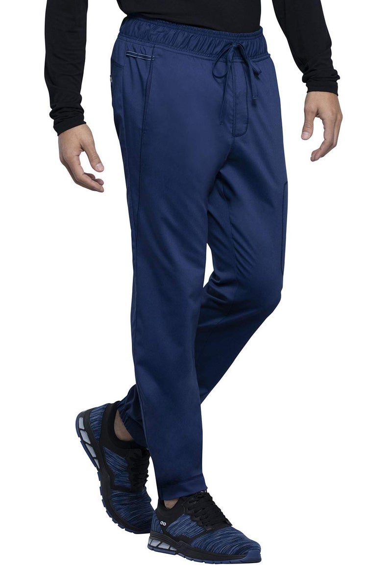 Cherokee بنطال جوجر للرجال من شيروك، ارتفاع طبيعي مع جيب كارغو بسحاب WW012، XL، أزرق داكن - Image 5
