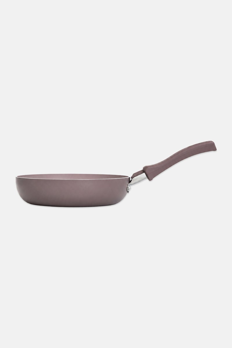 Bombay Non-Stick Ceramic Coated Mini Fry Pan With Silicone Spatula, Taupe - Image 4