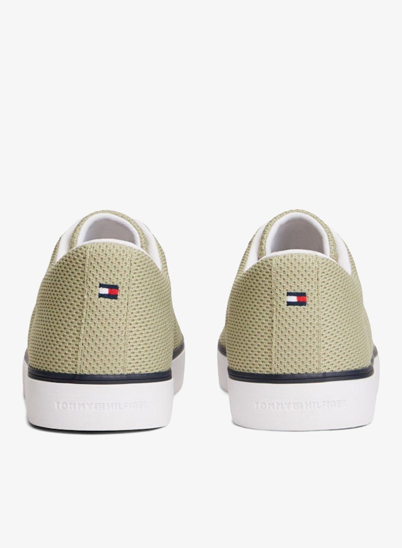 TOMMY HILFIGER Logo Mesh Lace-Up Trainers - Image 3