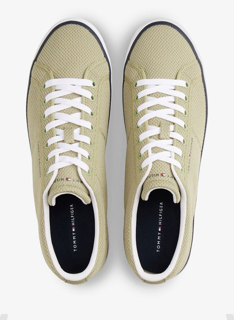 TOMMY HILFIGER Logo Mesh Lace-Up Trainers - Image 5