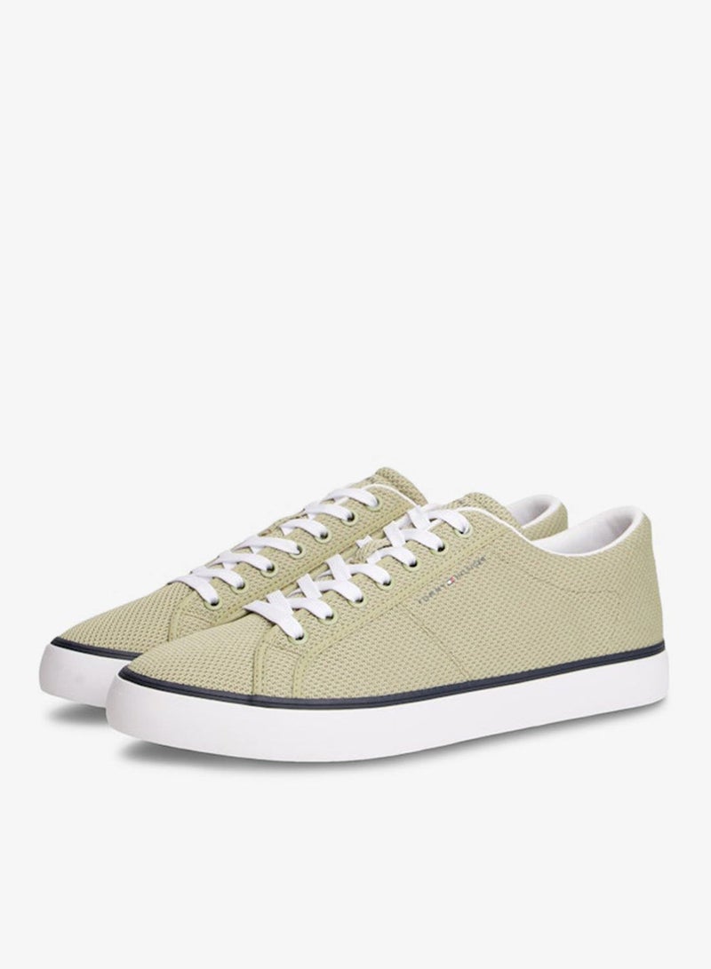 TOMMY HILFIGER Logo Mesh Lace-Up Trainers - Image 4