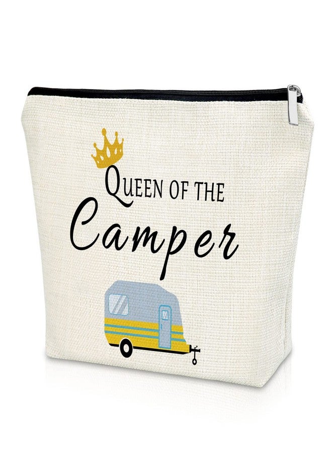 سازوو حقائب مكياج Sazuwu Happy Camper، هدايا لمحبي التخييم، حقائب مستحضرات تجميل للصديقات، أفكار هدايا لعطلات العائلة، هدية عيد الأم، هدايا لطيفة للمنازل المتنقلة، هدايا خارجية، هدايا أعياد الميلاد، هدايا عيد الميلاد، حقائب سفر - Image 1