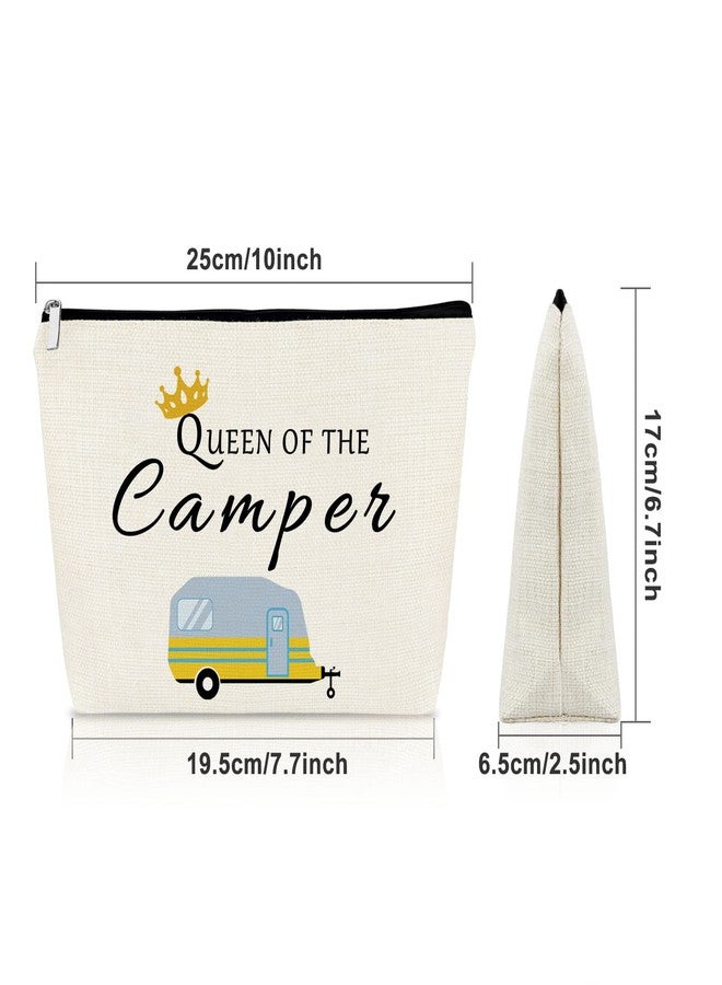 سازوو حقائب مكياج Sazuwu Happy Camper، هدايا لمحبي التخييم، حقائب مستحضرات تجميل للصديقات، أفكار هدايا لعطلات العائلة، هدية عيد الأم، هدايا لطيفة للمنازل المتنقلة، هدايا خارجية، هدايا أعياد الميلاد، هدايا عيد الميلاد، حقائب سفر - Image 2
