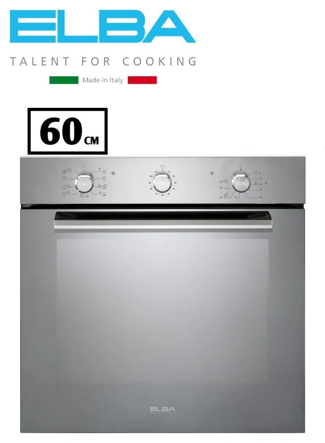 ELBA Built-in Electric Oven – 60 cm | 9 Functions | 69L (Model: ASE6XLX)