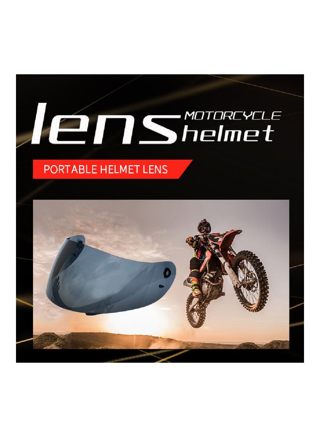 NIBEMINENT Motorcycle Anti-UV Anti-Scratch Wind Shield Helmets Lens Visor - Image 3