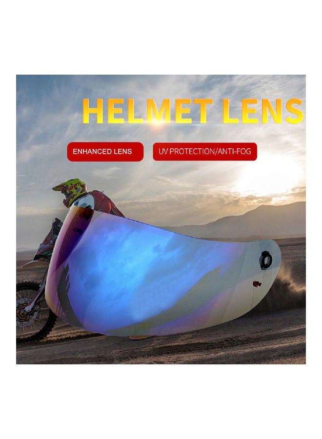 NIBEMINENT Motorcycle Anti-UV Anti-Scratch Wind Shield Helmets Lens Visor - Image 4