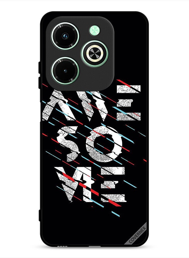 Covernex Infinix Hot 40i 4G Protective Case Cover Calligraphy Word Awesome - Image 1
