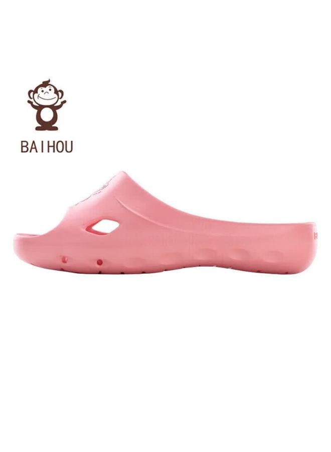 Baihou Side-slipper Breathable Non-slip Bathroom Slippers For Men, Women And Children, Summer Home Use Parent-child Fish-shaped Slippers, Black Size 44-45 - Image 5