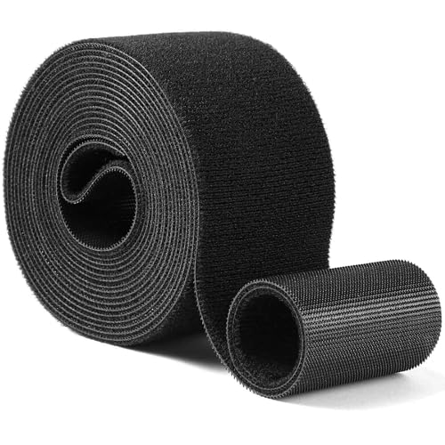 QTBLY 2in x 12ft | Hook and Loop Straps Heavy Duty | Double Sided Self-Gripping Strips | Reusable Multi-Purpose Wrap Roll for Home, Office, Data Center, and More - Image 1