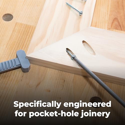 Kreg SML-C125-250 Zinc Pocket Screw - 1 1/4 Inch #8 Coarse Thread - Maxi-Loc Head - 250 Count - Image 2