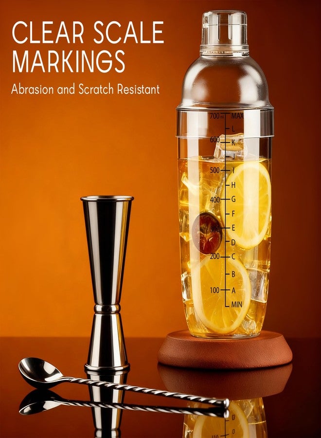 BETTFOR Plastic Cocktail Shaker (700ml/24 oz) - Image 4