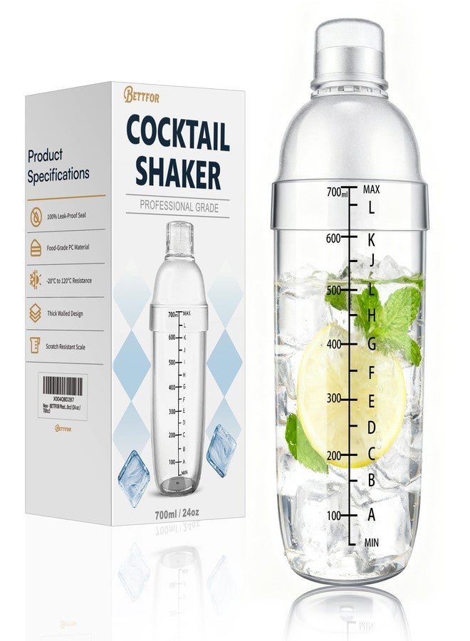 BETTFOR Plastic Cocktail Shaker (700ml/24 oz) - Image 1