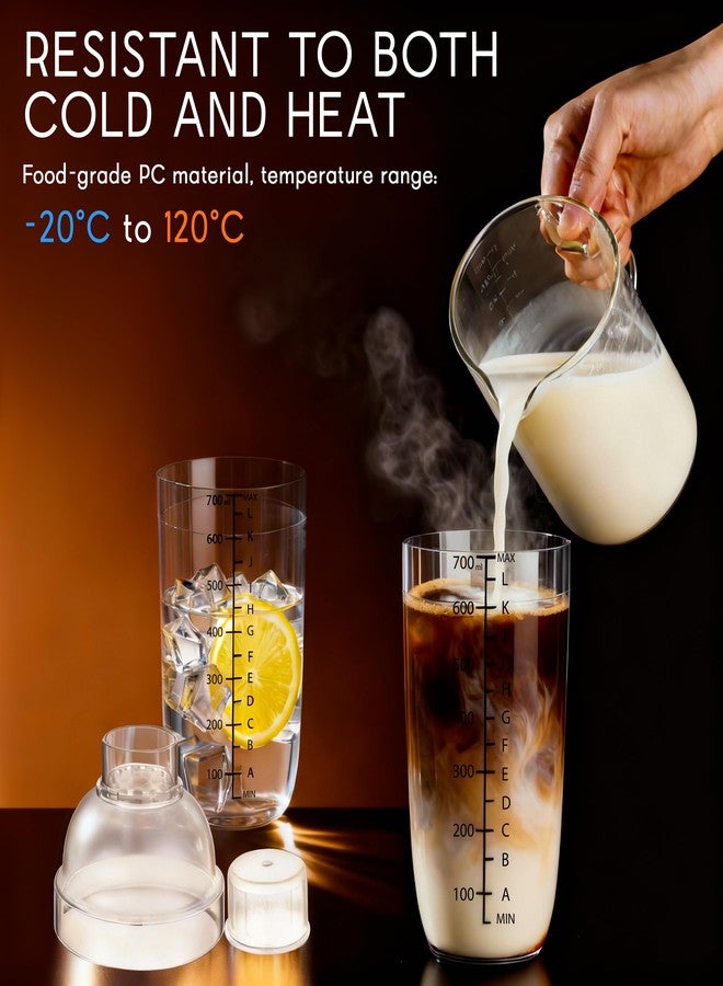BETTFOR Plastic Cocktail Shaker (700ml/24 oz) - Image 5