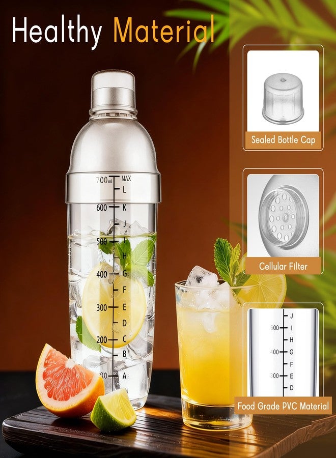 BETTFOR Plastic Cocktail Shaker (700ml/24 oz) - Image 2